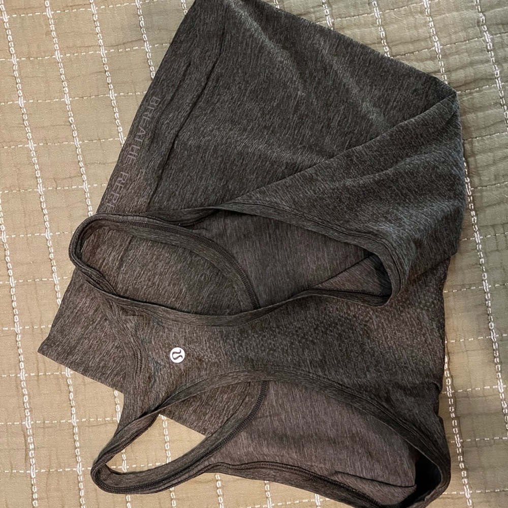 lululemon athletica Charcoal Sports Bra